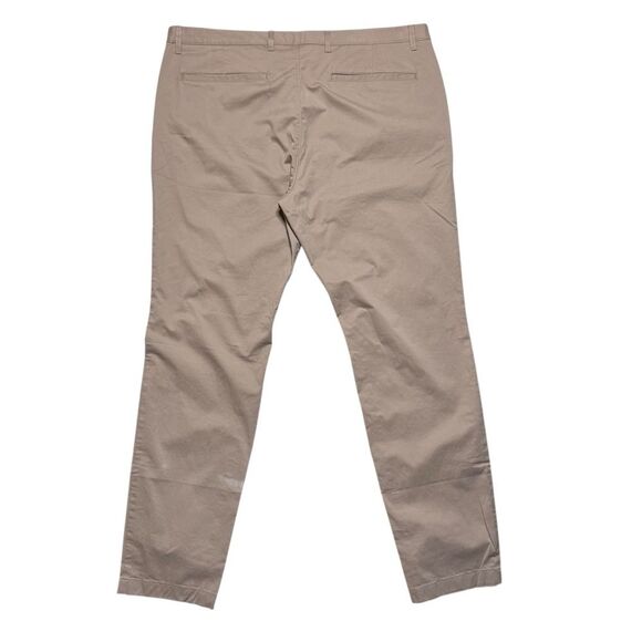 Theory Men's Zaine P2 Atlas Twill Pants Tan Cotton Business Casual Size 40 - Picture 3 of 9